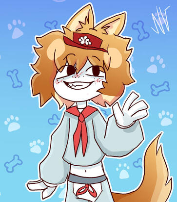 Fullbody art of a simplistic character - 6€ Fullbody art of a simplistic character - 6€