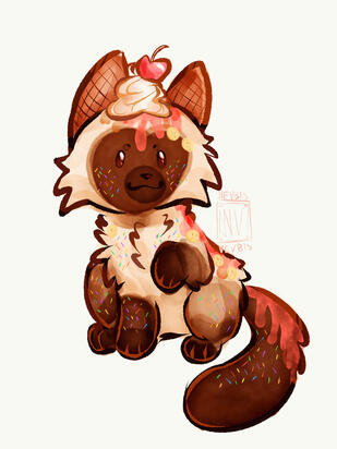 Cute sticker design (FULLBODY - 7€)