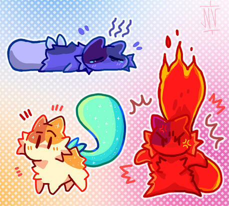 Cute sticker design (Head only) - 5€