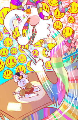 Fullbody art of a simplistic character - 6€