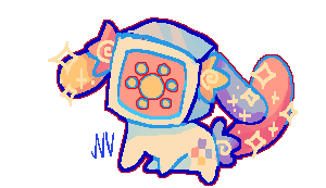 Cute sticker design (Head only) - 5€